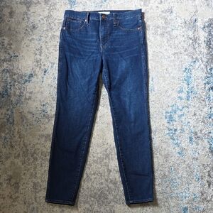 Madewell Women's Size 29 10" High Rise Skinny Denim‎ Jeans